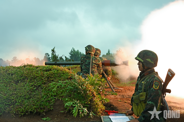 Quang cảnh diễn tập.