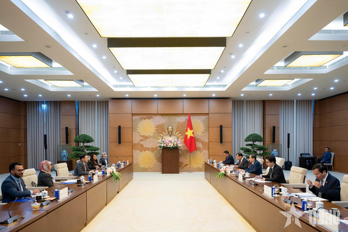  Quang cảnh cuộc tiếp. Ảnh: VŨ HIẾU