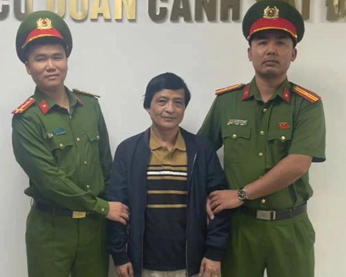 Bị can Ngô Văn Vinh (cựu Viện trưởng Viện PYTTTƯ) thời điểm bị bắt. Ảnh: C.A