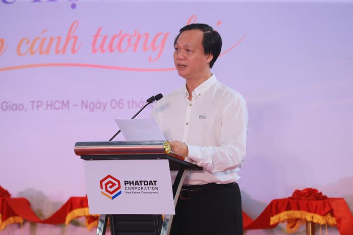  Ông Bùi Quang Anh Vũ phát biểu tại buổi lễ 