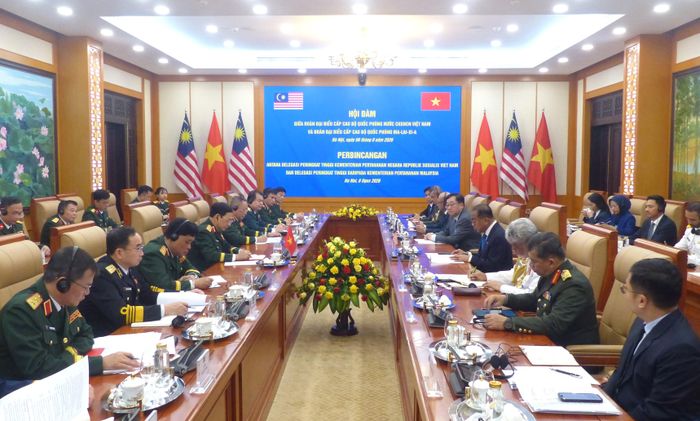 Quang cảnh cuộc hội đàm. Ảnh: TRẦN BÌNH
