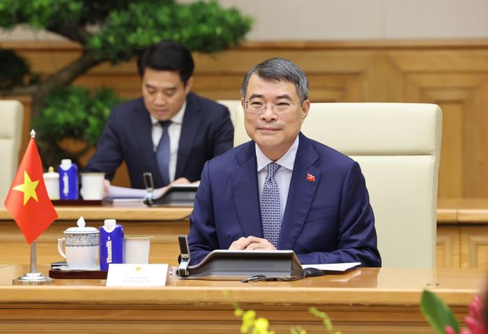  Thủ tướng Lê Minh Hưng hội kiến Chủ tịch Quốc hội kiêm Chủ tịch Hạ viện Thái Lan Sophon Zaram, chiều 6-8. Ảnh: QUANG PHÚC 