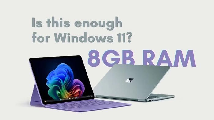 Sau nhiều năm hô hào 16Gb, giờ đây Microsoft cho rằng 8GB là đủ.