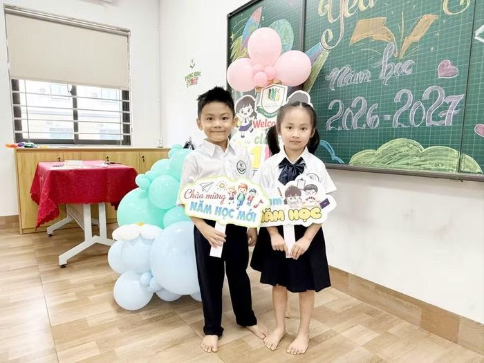 Mỗi lớp học đều được trang trí đẹp mắt với nhiều hình họa ngộ nghĩnh.