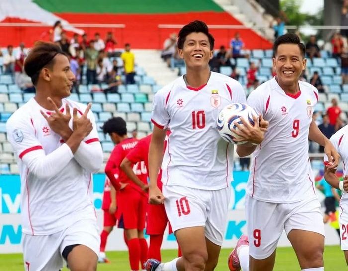 Đội tuyển Myanmar đứng thứ ba với 6,98 điểm.