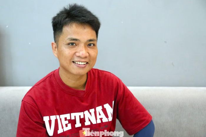 Anh Lê Văn Hòa chia sẻ về những việc làm ý nghĩa.
