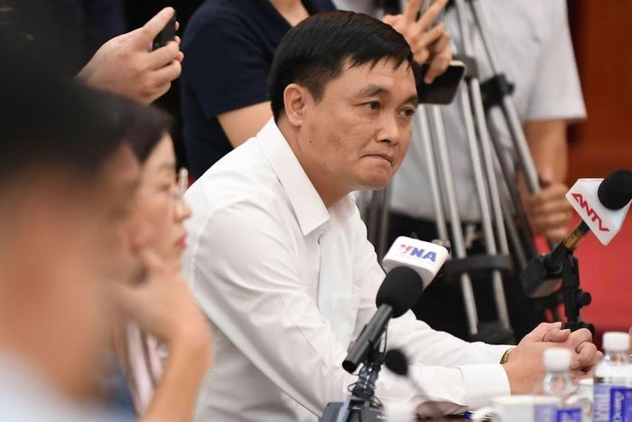 Ông Đỗ Anh Tuấn, Phó Chủ tịch UBND tỉnh Tuyên Quang tại buổi họp báo