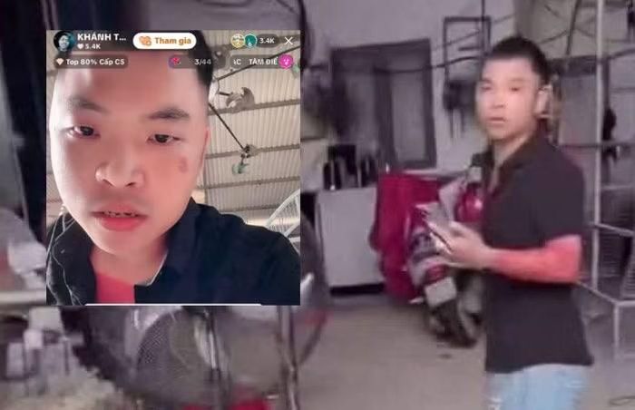 Ngoài hành vi gây rối trật tự công cộng, Khánh Sky còn có dấu hiệu xúc phạm vợ Vua Quạt trên livestream.