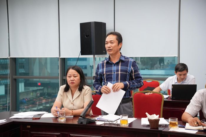 Ông Ngô Đình Sáng, Phó Vụ trưởng Vụ Khoa học và Công nghệ (Ban Tuyên giáo Trung ương), đánh giá cao vai trò của Liên hiệp các Hội Khoa học và Kỹ thuật Việt Nam cùng các hội chuyên ngành trong hoạt động tư vấn, phản biện. (Ảnh: Trần Trung).