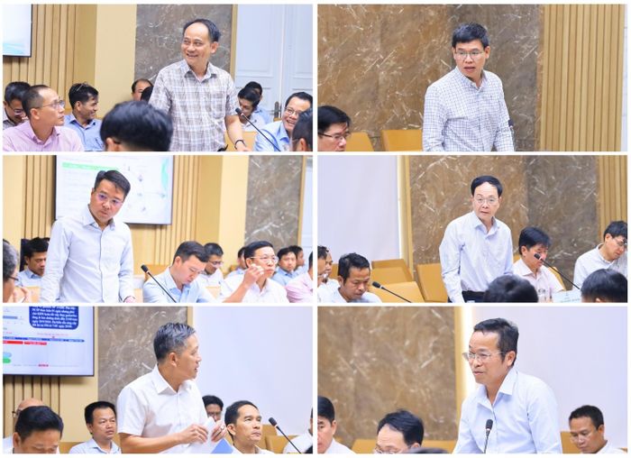 Các đại biểu tham gia phát biểu tại cuộc họp