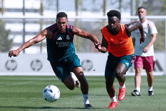 Vinicius trong buổi tập hôm 5/8. Ảnh: RMCF