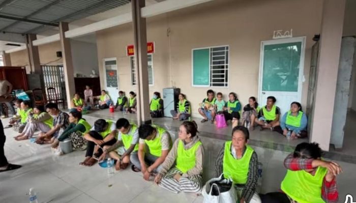 28 đối tượng có liên quan đến vụ việc. Ảnh: Công an TP Cần Thơ 