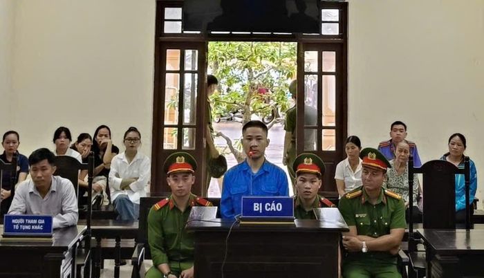 Phiên tòa sơ thẩm xét xử bị cáo Nguyễn Thế Lữ. Ảnh: H.V
