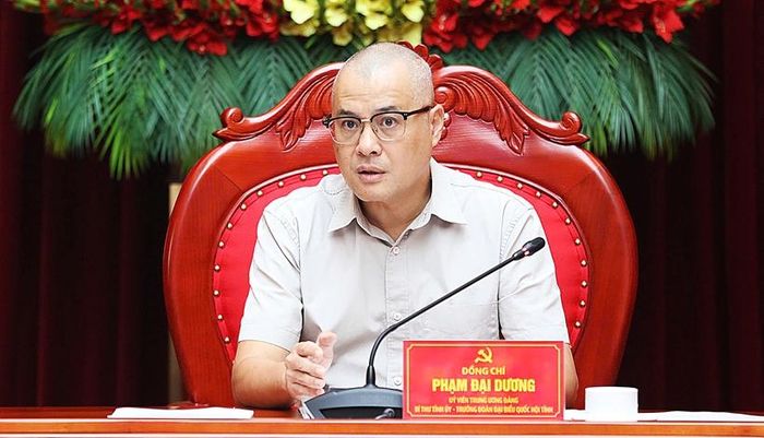 Bí thư Tỉnh ủy Phạm Đại Dương chủ trì hội nghị.