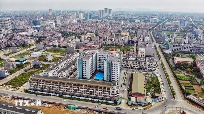 Nhà ở xã hội tại tỉnh Bắc Ninh. (Ảnh: Danh Lam/TTXVN)