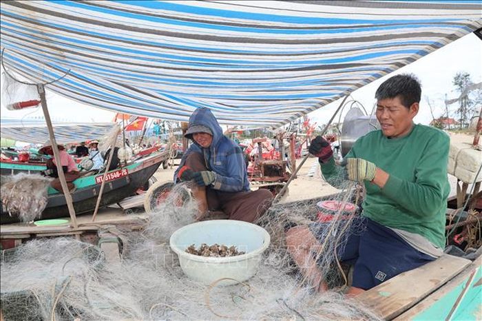 Ngư dân phấn khởi vì nguồn lợi thủy sản dồi dào hơn.