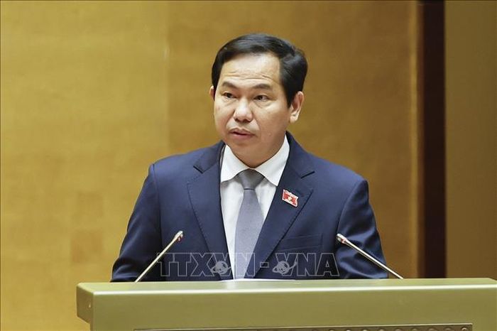 Tổng Thư ký Quốc hội, Chủ nhiệm Văn phòng Quốc hội Lê Quang Mạnh phát biểu. Ảnh: Doãn Tấn/TTXVN