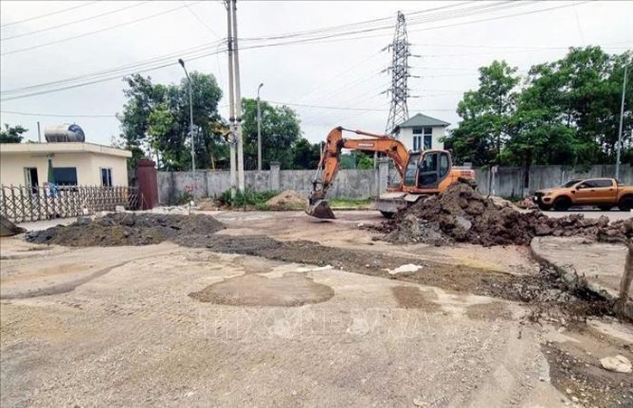 Cải tạo đường ống thoát nước mưa tại nút giao đường N2 - D4, Khu công nghiệp Châu Sơn.