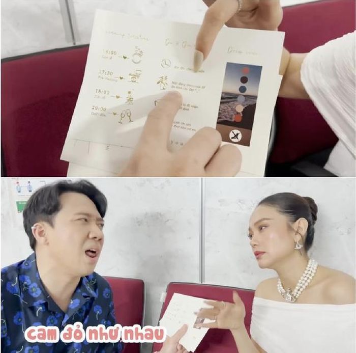 Hari Won cũng nhiều lần nói về chứng mù màu của chồng. Ảnh: CMH.
