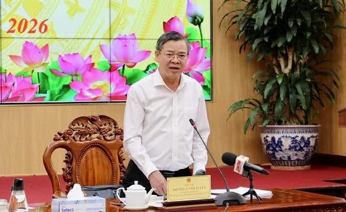 Chủ tịch UBND TP Cần Thơ Trương Cảnh Tuyên.