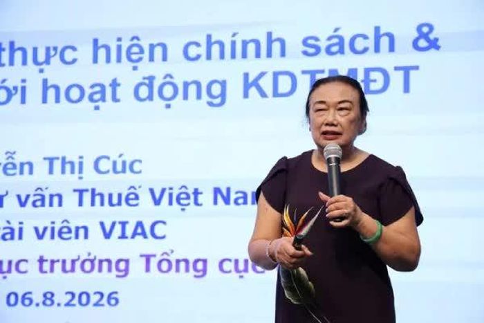 Bà Nguyễn Thị Cúc - Chủ tịch Hội Tư vấn Thuế Việt Nam (VTCA).