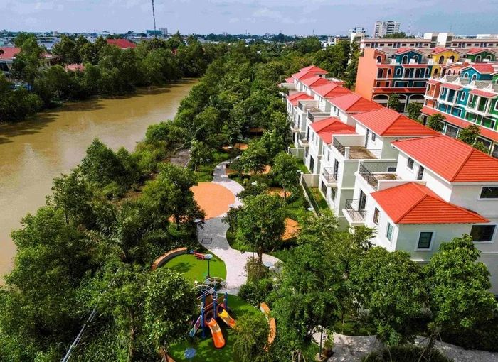 Khu dân cư Phước Thọ được phát triển theo nguyên lý thuận thiên, khai thác các lợi thế về cảnh quan sông nước - Ảnh: Thành Sơn