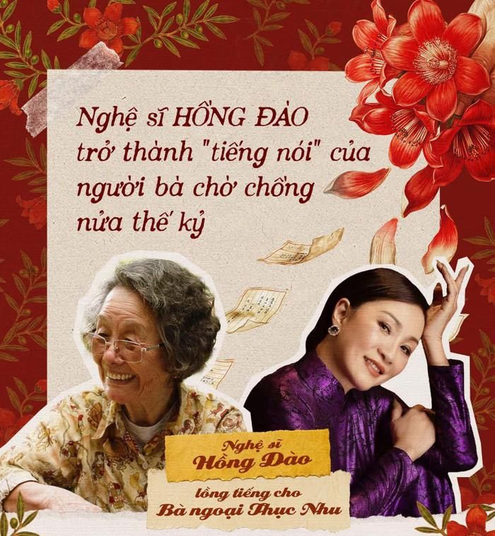 Trong Thư Tình Gửi Ngoại, Hồng Đào đảm nhận phần lồng tiếng cho Diệp Thục Nhu.