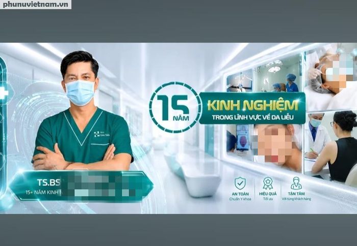 Cơ sở lập nhiều tài khoản quảng cáo hình ảnh người được cho là TS. BS - V.Q.T