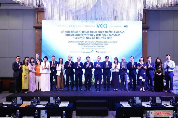 Hưởng ứng Quyết định số 525/QĐ-TTg của Thủ tướng Chính phủ, VCCI vừa khởi động chương trình phát triển lãnh đạo doanh nghiệp Việt Nam giai đoạn 2026-2030.