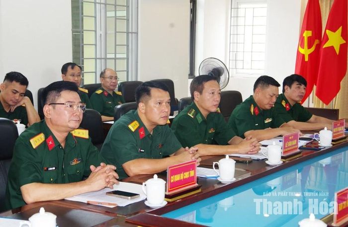 Các đại biểu dự hội nghị tại điểm cầu tỉnh Thanh Hóa.