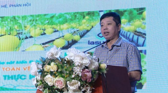 Lãnh đạo Sở Nông nghiệp và Môi trường Thanh Hóa phát biểu tại lớp tập huấn.