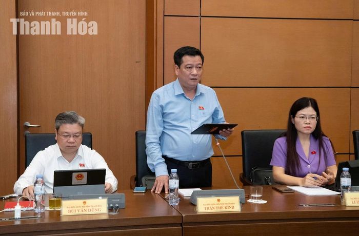 Đại biểu Trần Thế Kính, Đoàn ĐBQH tỉnh Thanh Hóa. Ảnh: Lâm Hiển