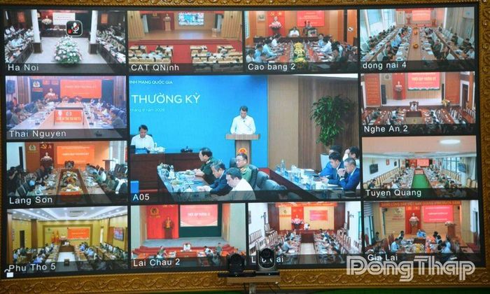Phiên họp trực tuyến tại các tỉnh, thành trên cả nước.