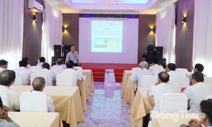 Quang cảnh lớp tập huấn.
