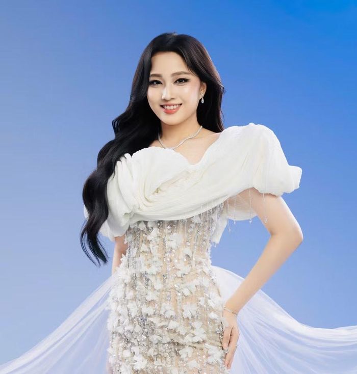  Ngọc Huyền thử sức ở cuộc thi Hoa hậu Việt Nam để học hỏi, hoàn thiện bản thân. Ảnh: NVCC 