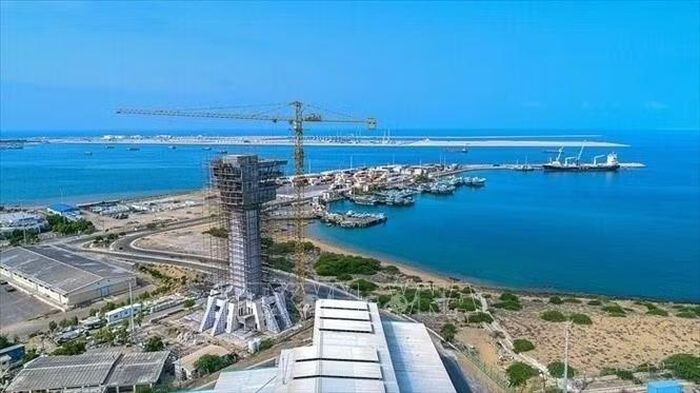  Quang cảnh cảng Chabahar ở miền Đông Nam Iran. Ảnh: IRNA/TTXVN 