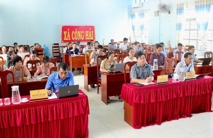 Các đại biểu tham dự lớp tập huấn.
