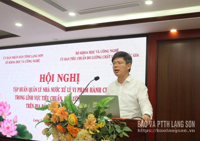Đại diện Ủy ban Tiêu chuẩn Đo lường Chất lượng Quốc gia phổ biến Luật Tiêu chuẩn và Quy chuẩn kỹ thuật 2025