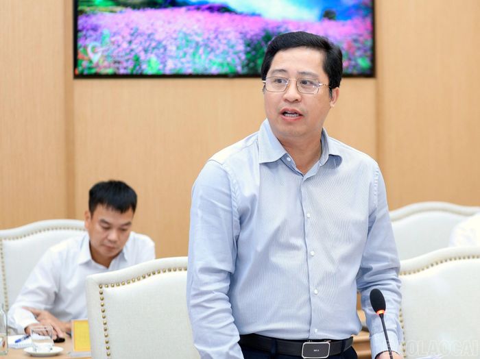 Đồng chí Bí thư Tỉnh ủy Dương Quốc Huy phát biểu kết luận tại buổi làm việc.