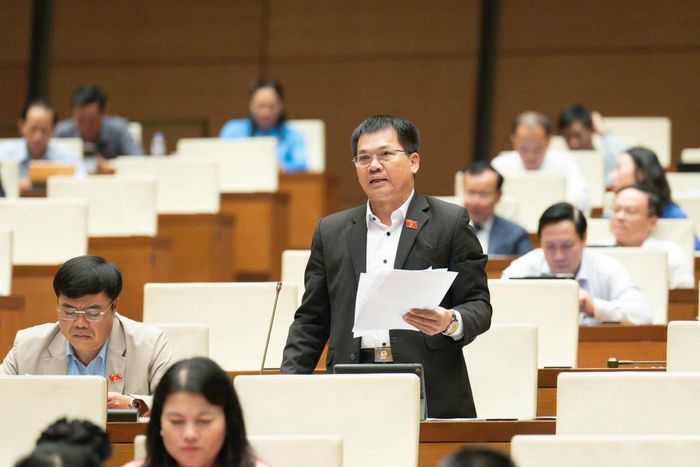 Phó Trưởng Đoàn chuyên trách Đoàn ĐBQH khóa XVI tỉnh Lâm Đồng Dương Khắc Mai tham gia góp ý xây dựng pháp luật tại nghị trường Quốc hội