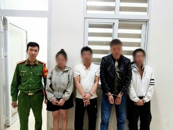 Các đối tượng tại cơ quan Công an