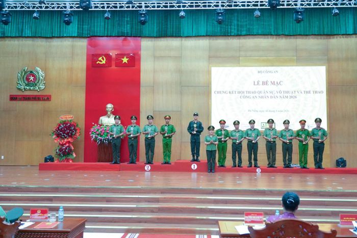 Công an tỉnh Lâm Đồng đạt giải Nhì trong nội dung “Chiến thuật võ thuật Công an nhân dân”