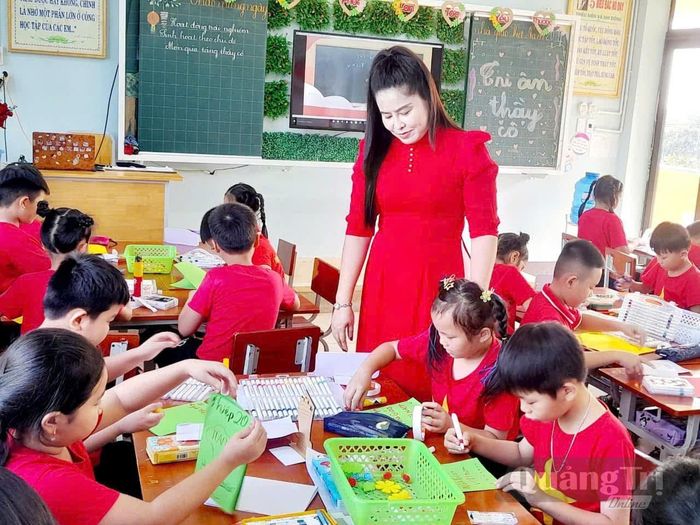Chất lượng dạy học tại Trường tiểu học và THCS Nam Trạch ngày càng được nâng cao - Ảnh: PV