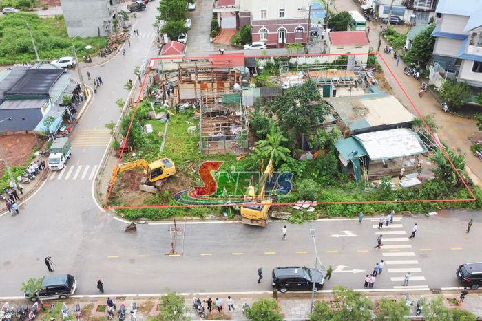 Khu vực trong diện cưỡng chế (trong khung đỏ).