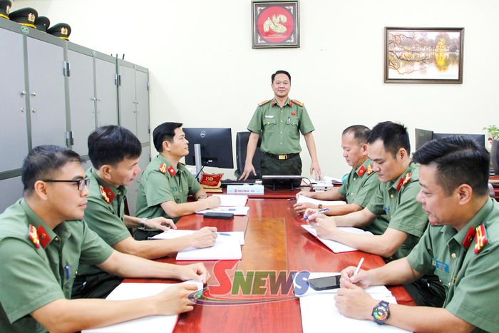 Phòng An ninh mạng và phòng, chống tội phạm sử dụng công nghệ cao họp triển khai nhiệm vụ.