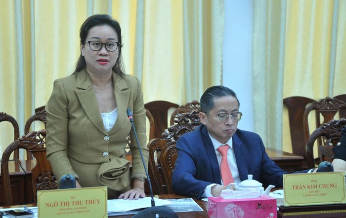 Bà Ngô Thị Thu Thủy đánh giá cao tiềm năng của TP Cần Thơ để doanh nghiệp đầu tư các lĩnh vực khoa học, công nghệ.