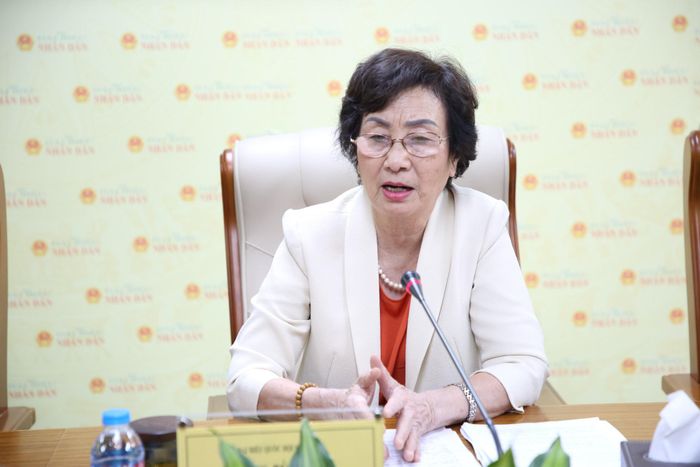 PGS.TS. Bùi Thị An (Đại biểu Quốc hội khóa XIII) Ảnh: Duy Thông