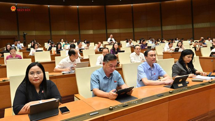 Các đại biểu dự phiên họp. Ảnh: Quang Khánh