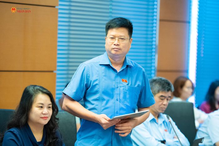 ĐBQH Trương Hồ Hải (An Giang) phát biểu thảo luận tại Tổ 13