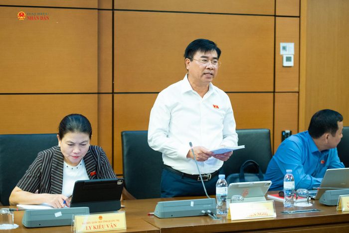 ĐBQH Võ Tiến Nghị (Quảng Trị) phát biểu